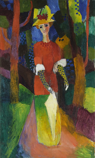 Woman in Park August Macke